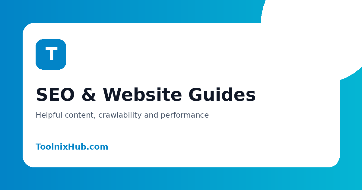 XML Sitemap Generator guide illustration
